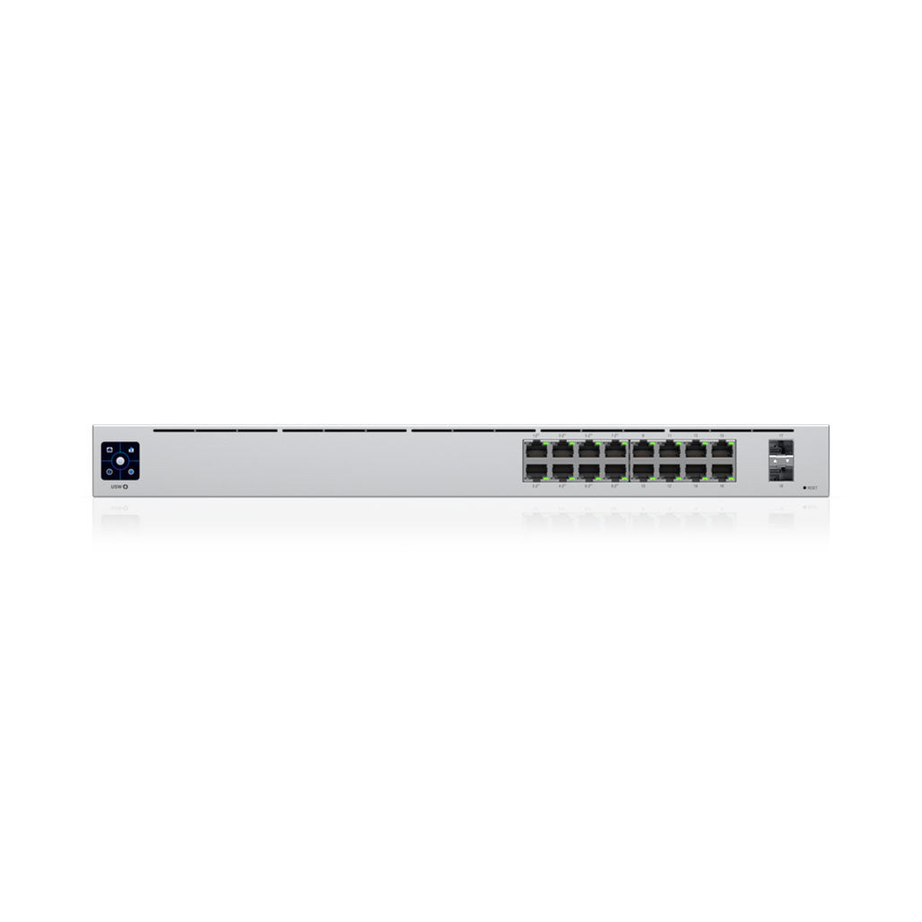 A Photo Of Ubiquiti Network Switch USW 16 POE | Fully Managed Switch with 16 Ports and 42W PoE Supply