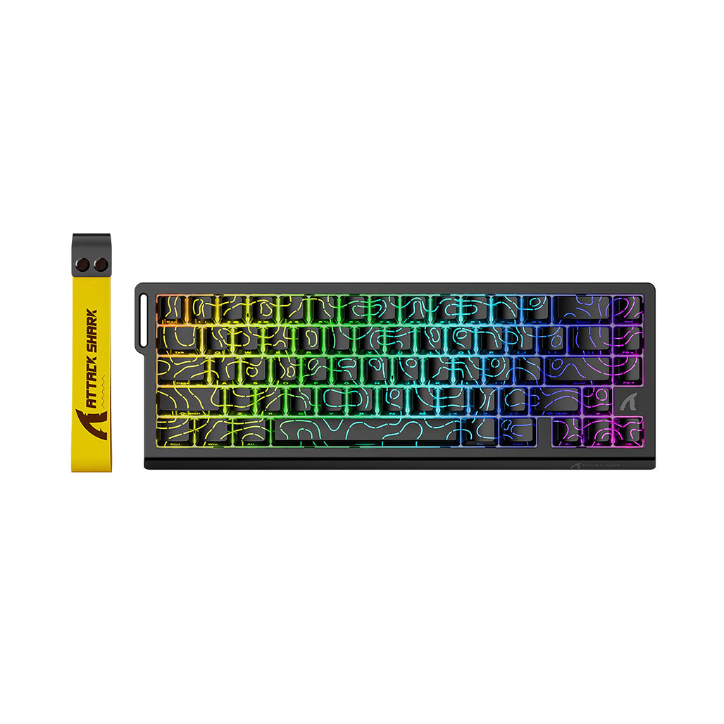 A Photo Of Attack Shark X68 HE - Wired Mechanical Gaming Keyboard