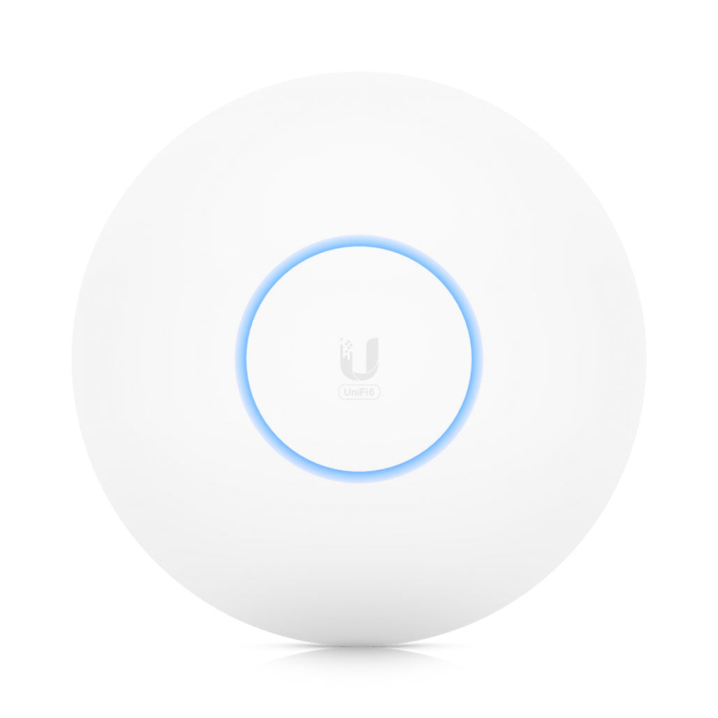 A Photo Of Ubiquiti U6 Plus - Ceiling-Mounted WiFi 6 Access Point with 4 Spatial Streams