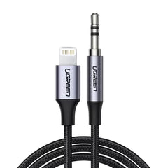 A Photo Of UGreen 3.5mm Audio Cable Lightning – Apple MFi Certified, High-Quality Sound, Durable, Tangle-Free