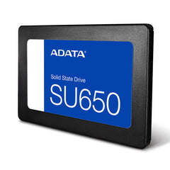 A Photo Of ADATA Ultimate SU650 256GB Internal SSD - High-Speed 3D NAND Flash, SLC Caching, Advanced Error Correction