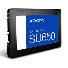 A Photo Of ADATA Ultimate SU650 256GB Internal SSD - High-Speed 3D NAND Flash, SLC Caching, Advanced Error Correction