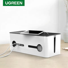 A Photo Of UGreen Universal Cable Management Box – High-Strength ABS Plastic, Fire-Resistant, Elegant Design