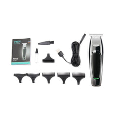 A Photo Of VGR V-030 Professional Cordless Hair Trimmer | Stainless Steel Blades & USB Charging | Home Haircut Kit for Men