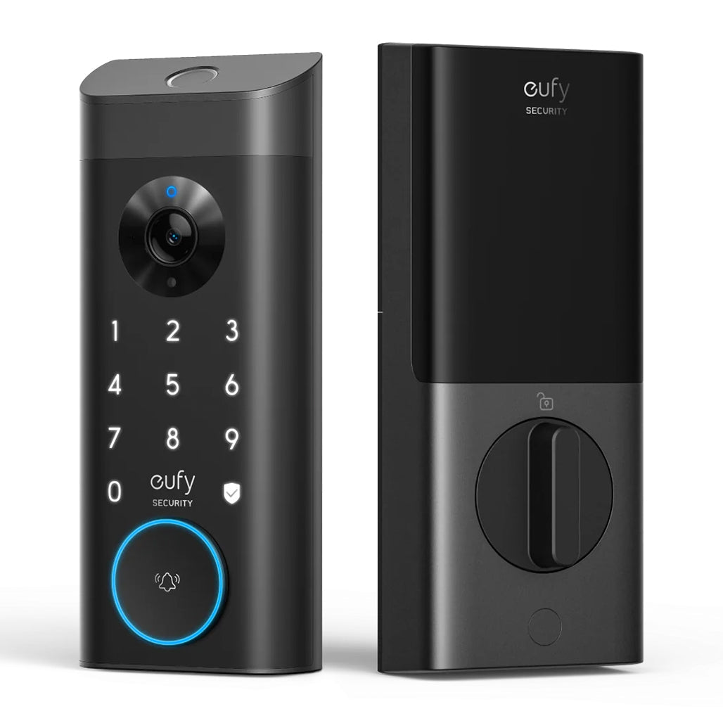A Photo Of Eufy Video Smart Lock E330 – 3-in-1 Fingerprint Door Lock with 2K Camera, Wi-Fi, and Voice Assistant Support