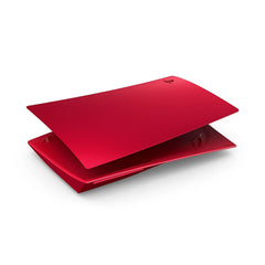 A Photo Of Playstation 5 Console Cover - Volcanic Red