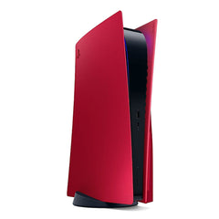 A Photo Of Playstation 5 Console Cover - Volcanic Red