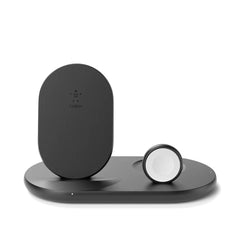 A Photo Of Belkin WIZ001VFBK Boost Charge 3-in-1 Wireless Charger for Apple
