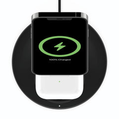 A Photo Of Belkin BoostCharge Pro 2-in-1 Wireless Charger Stand with MagSafe Technology – 15W Charging for iPhone and AirPods