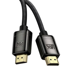 A Photo Of Baseus WKGQ000001 HDMI 8K Adapter Cable – High Definition 2m | Supports HDMI 2.1, 3D, VRR, and Deep Color Gamut
