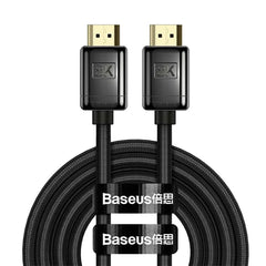 A Photo Of Baseus WKGQ000001 HDMI 8K Adapter Cable – High Definition 2m | Supports HDMI 2.1, 3D, VRR, and Deep Color Gamut