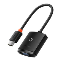 Baseus Lite Series HDMI to VGA Adapter - 1080P HD, Black