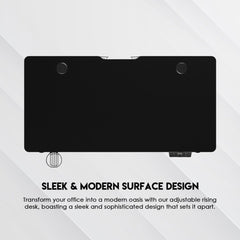 A Photo Of Fantech WS414 Adjustable Height Desk with Sturdy Steel Frame and Powerful Electric Motor