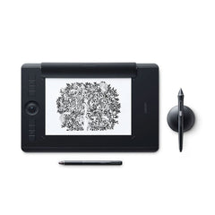 A Photo Of Wacom Intuos Pro Paper Edition - Medium PTH660P | Digital Drawing Tablet with Paper-to-Digital Workflow, Wacom Pro Pen 2, and Customizable Controls