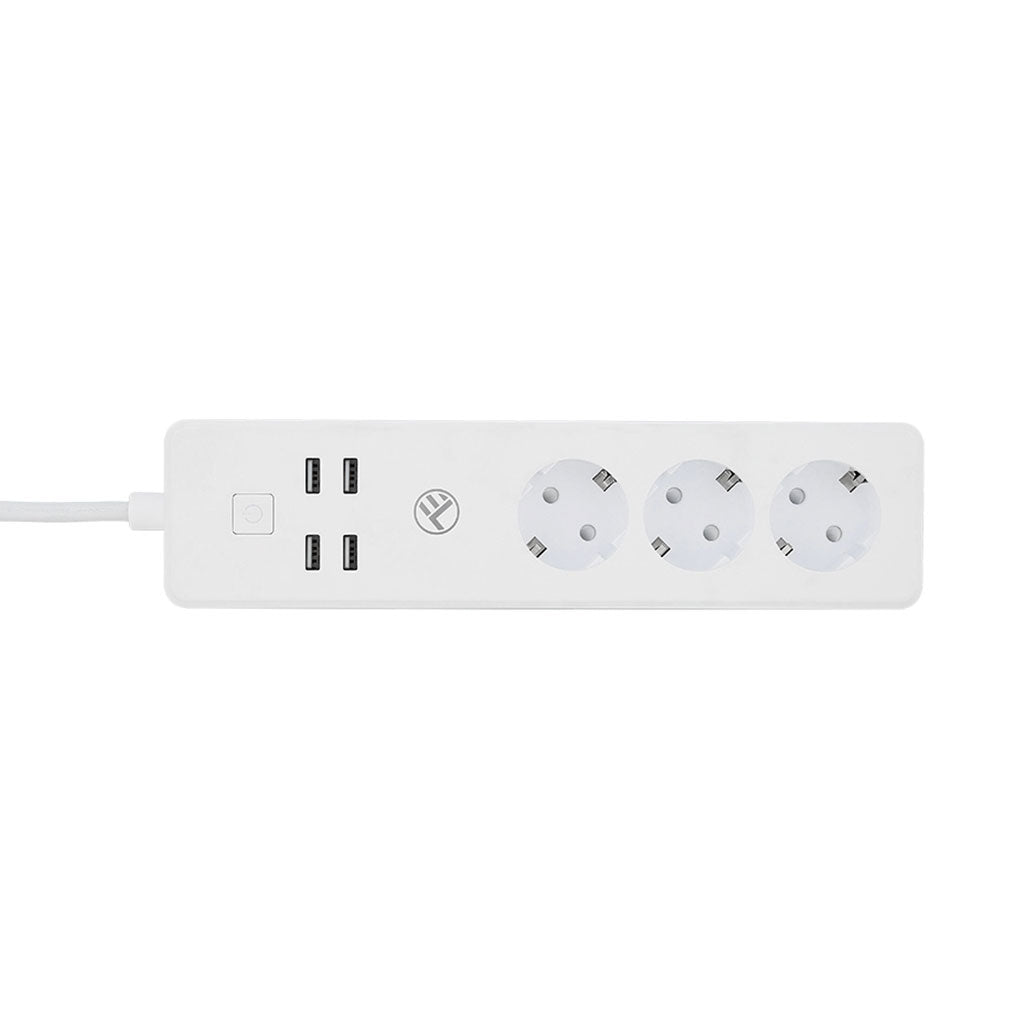 A Photo Of Tellur WiFi Smart Power Strip - 3 Outlets, 4 USB Ports, 2200W, 10A