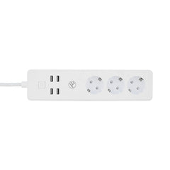 A Photo Of Tellur WiFi Smart Power Strip - 3 Outlets, 4 USB Ports, 2200W, 10A