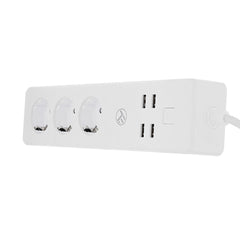 A Photo Of Tellur WiFi Smart Power Strip - 3 Outlets, 4 USB Ports, 2200W, 10A