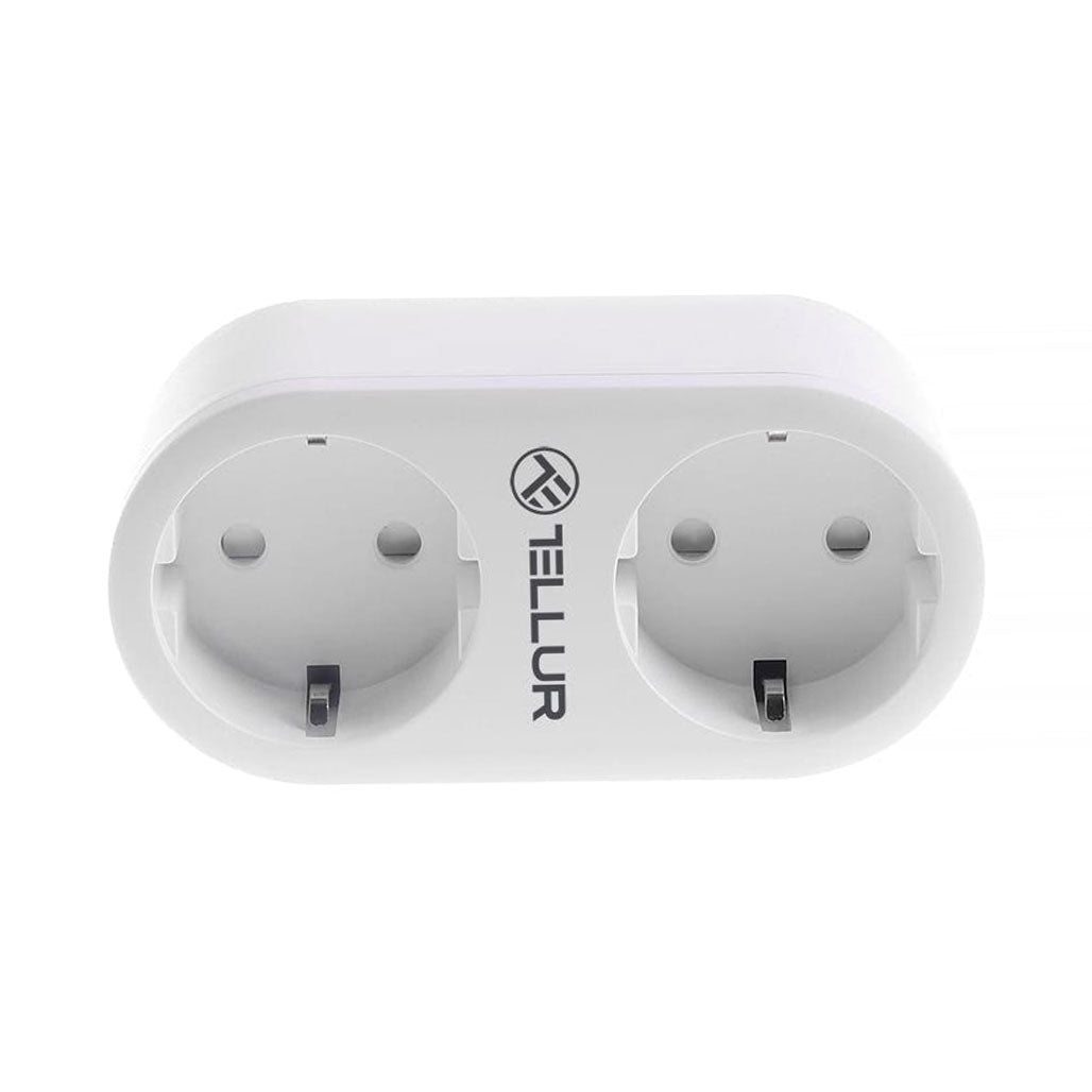 A Photo Of Tellur WiFi Smart AC Socket - Dual Ports, 16A, Energy Monitoring