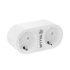 A Photo Of Tellur WiFi Smart AC Socket - Dual Ports, 16A, Energy Monitoring