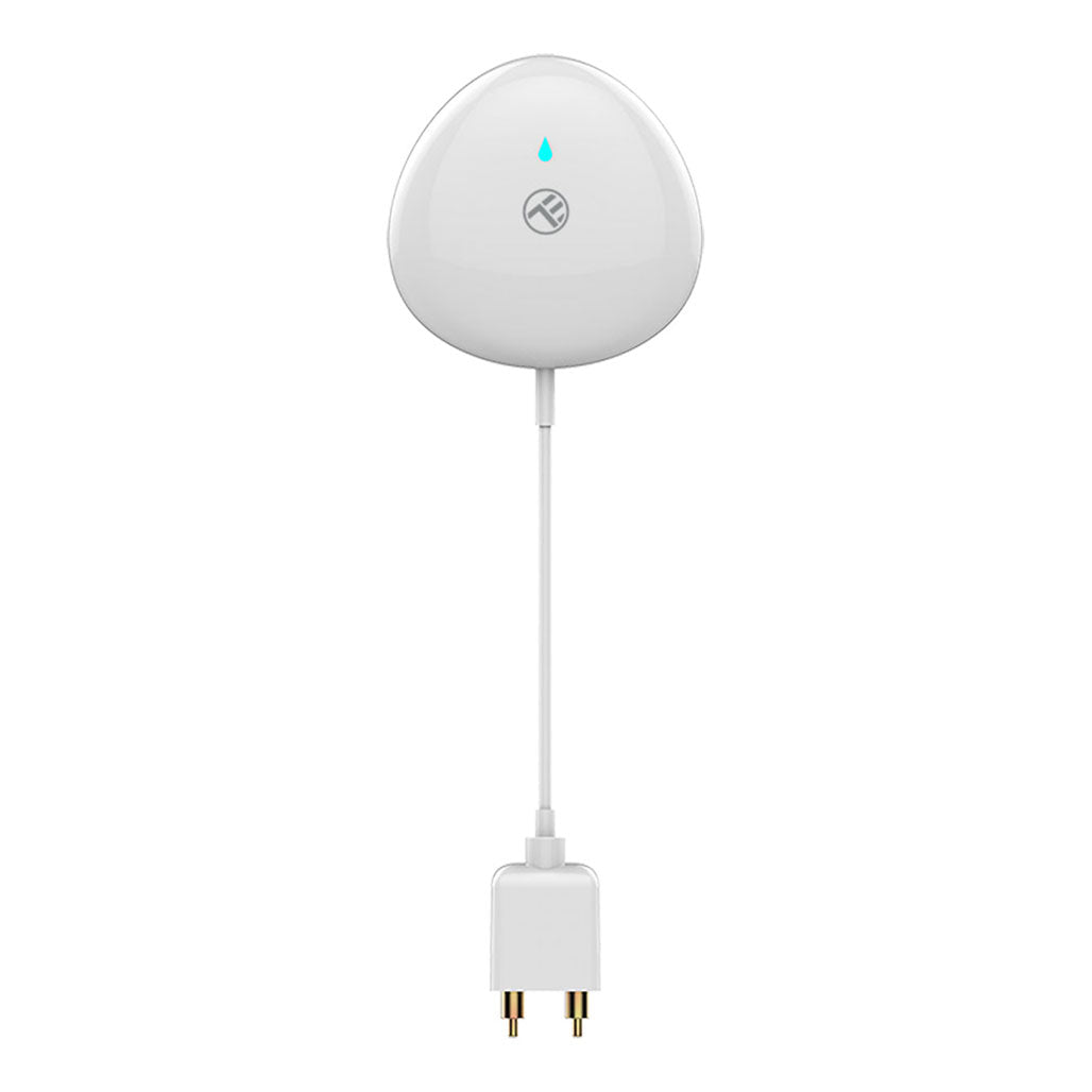 A Photo Of Tellur WiFi Smart Flood Sensor - Water Detection with Acoustic Alarm and Low Battery Alerts