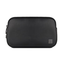WiWU Alpha Anti-Theft PU Leather Clutch Bag with Coded Lock – Slim Laptop Sleeve for MacBook & Accessories – Black