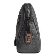 A Photo Of WiWU Alpha Anti-Theft PU Leather Clutch Bag with Coded Lock – Slim Laptop Sleeve for MacBook & Accessories – Black