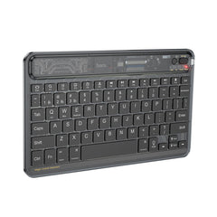 A Photo Of Hoco S55 Transparent Discovery Edition Wireless Keyboard - BT v5.0, 78 Keys, 500mAh Battery, Colorful Backlight