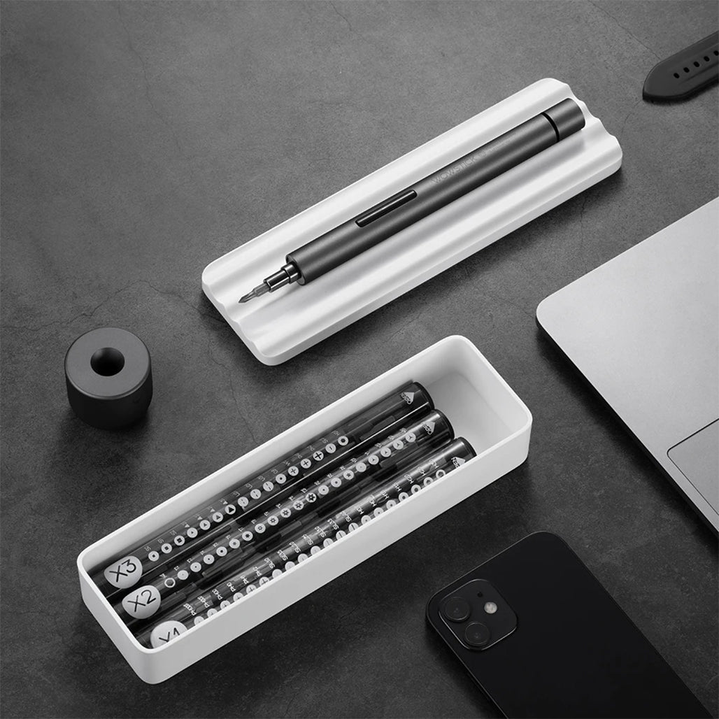 A Photo Of Wowstick 1F+ Plus Mini Electric Screwdriver Set | 69-in-One Precision Tool with LED Lighting