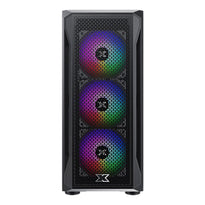 Xigmatek Gaming X Black ATX 4PCS Fixed RGB Fans Black from Xigmatek sold by 961Souq-Zalka