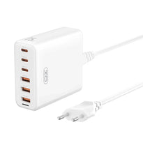 XO L133(EU) Multi-Port Power Charger - 75W Fast Charging with QC/PD Compatibility