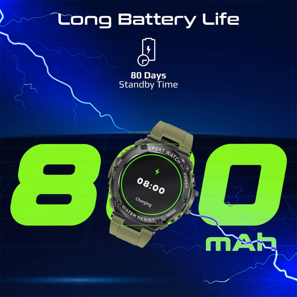 A Photo Of Promate XWatch-R19 Fitness Tracker Smartwatch with Bluetooth Calling | 1.53