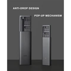 A Photo Of Xiaomi Electric Precision Screwdriver – High-Precision Magnetic Motor with 24 S2 Steel Bits, 170RPM Speed, and Aluminium Alloy Case