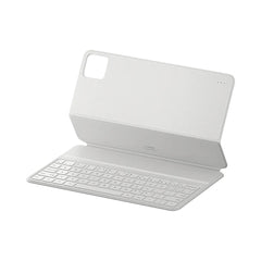 A Photo Of Xiaomi Pad 6 Keyboard - White | Magnetic Folio Case with Ergonomic Design