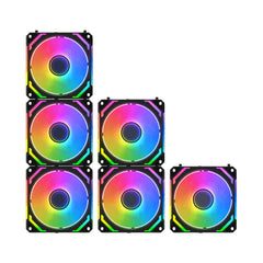 A Photo Of Xigmatek Starlink Ultra | 120mm ARGB Fan Kit with PWM Sync & Smart Control