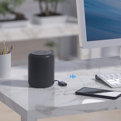 A Photo Of YMOO B06T2 Bluetooth 5.3 Audio Adapter | Wireless Transmitter & Receiver with AptX Low Latency HD | Dual Pairing for TV, PC, Car Speakers