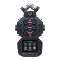 A Photo Of Zoom H8 12-Track Handy Recorder with Interchangeable Microphone System | Multi-Function Audio Recorder with App-Driven Touchscreen