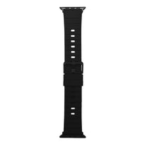 A-Case Bodrum Apple Watch Silicone Band – Black (42mm/44mm/45mm/49mm)