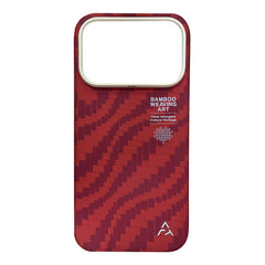 A Photo Of AIRITY Bamboo Weaving Aramid Case for iPhone 17 Series