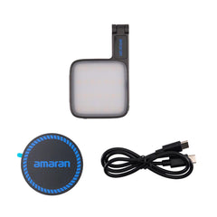 A Photo Of Amaran Go Magnetic Mini LED Phone Light – Compact MagSafe Lighting for Content Creators