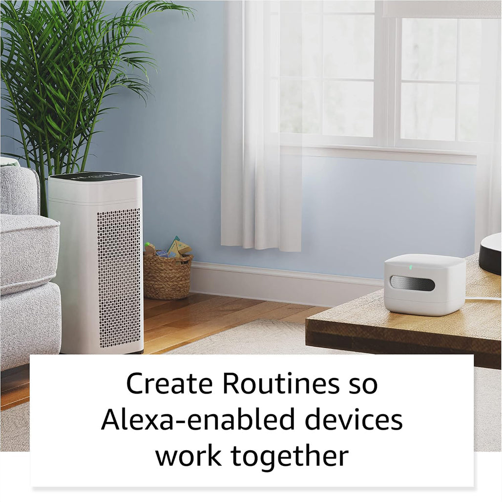 A Photo Of Amazon Smart Air Quality Monitor – Track Indoor Air, Works with Alexa