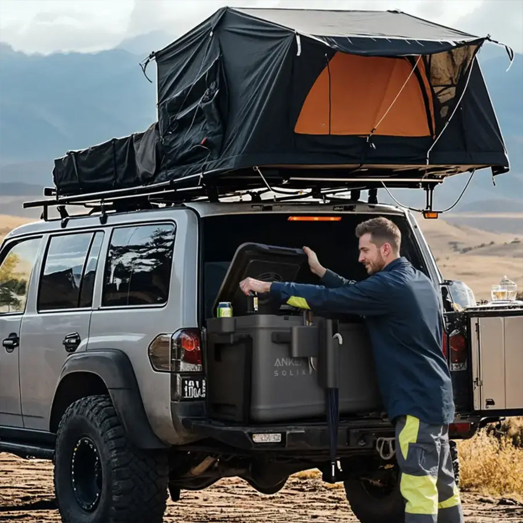 A Photo Of Anker SOLIX EverFrost 2 58L Electric Cooler (61 Qt) with 288Wh Battery