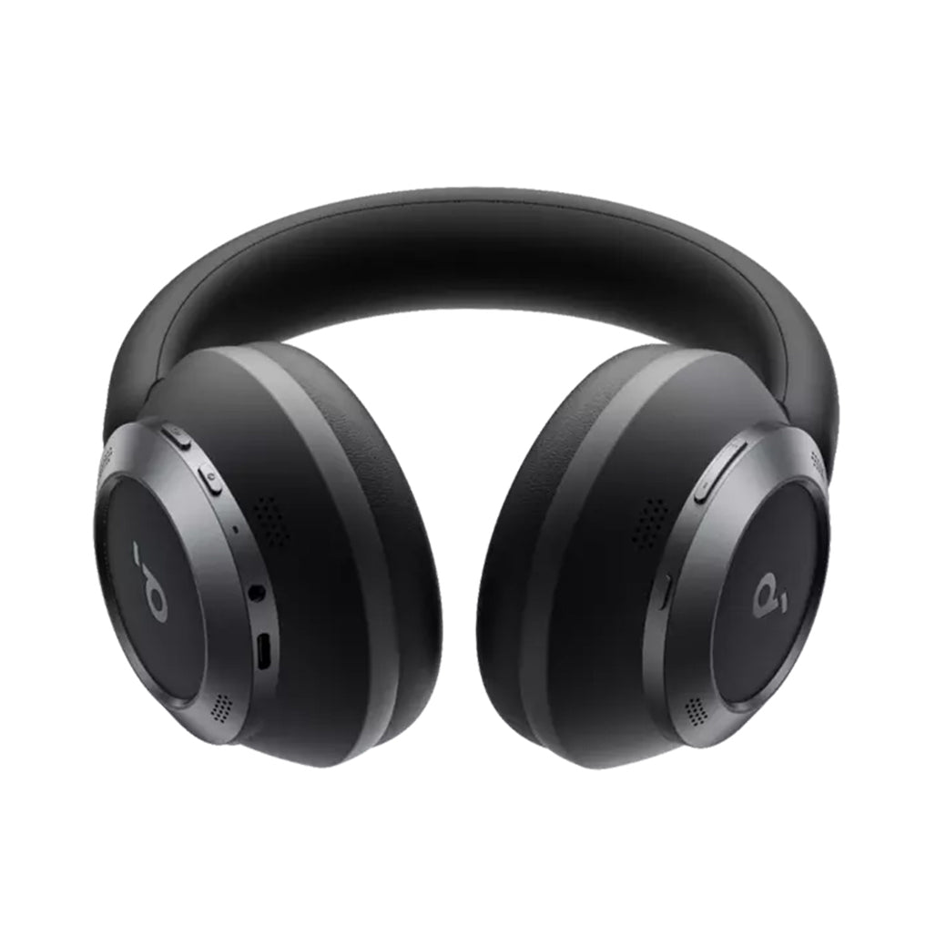 A Photo Of Anker Soundcore Space One Pro Over-Ear Headphones with Travel Case – Foldable, Noise Cancelling, Hi-Res Audio, and Long Battery Life