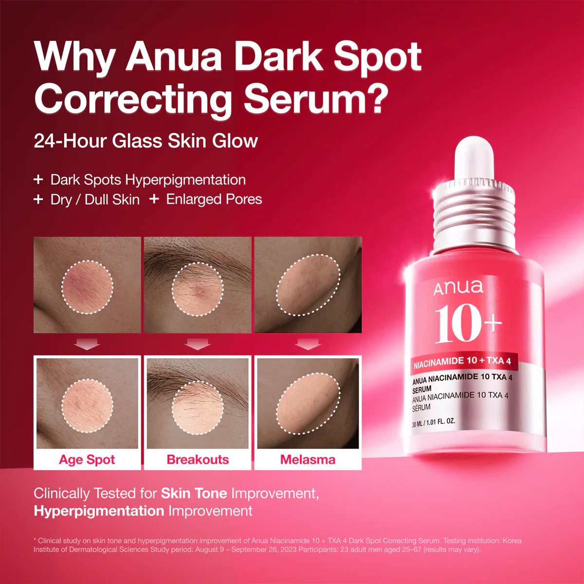A Photo Of Anua Niacinamide 10% + TXA 4% Serum for Brightening & Dark Spot Care