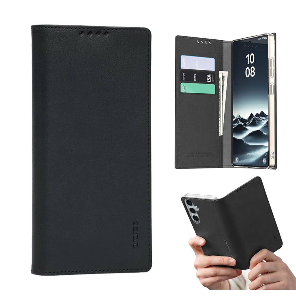 A Photo Of Araree Mustang Diary for Galaxy S25 Ultra Leather Case