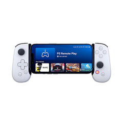 A Photo Of Sony Backbone One for iPhone PlayStation Edition - Mobile Gaming Controller with Low Latency, Pass-Through Charging, and 3.5mm Headset Jack