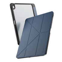 Blupebble New Yorker 13" iPad Air Case with Integrated Stylus Holder & Smart Tri-Fold Stand - Slim, Lightweight, and Durable Protection