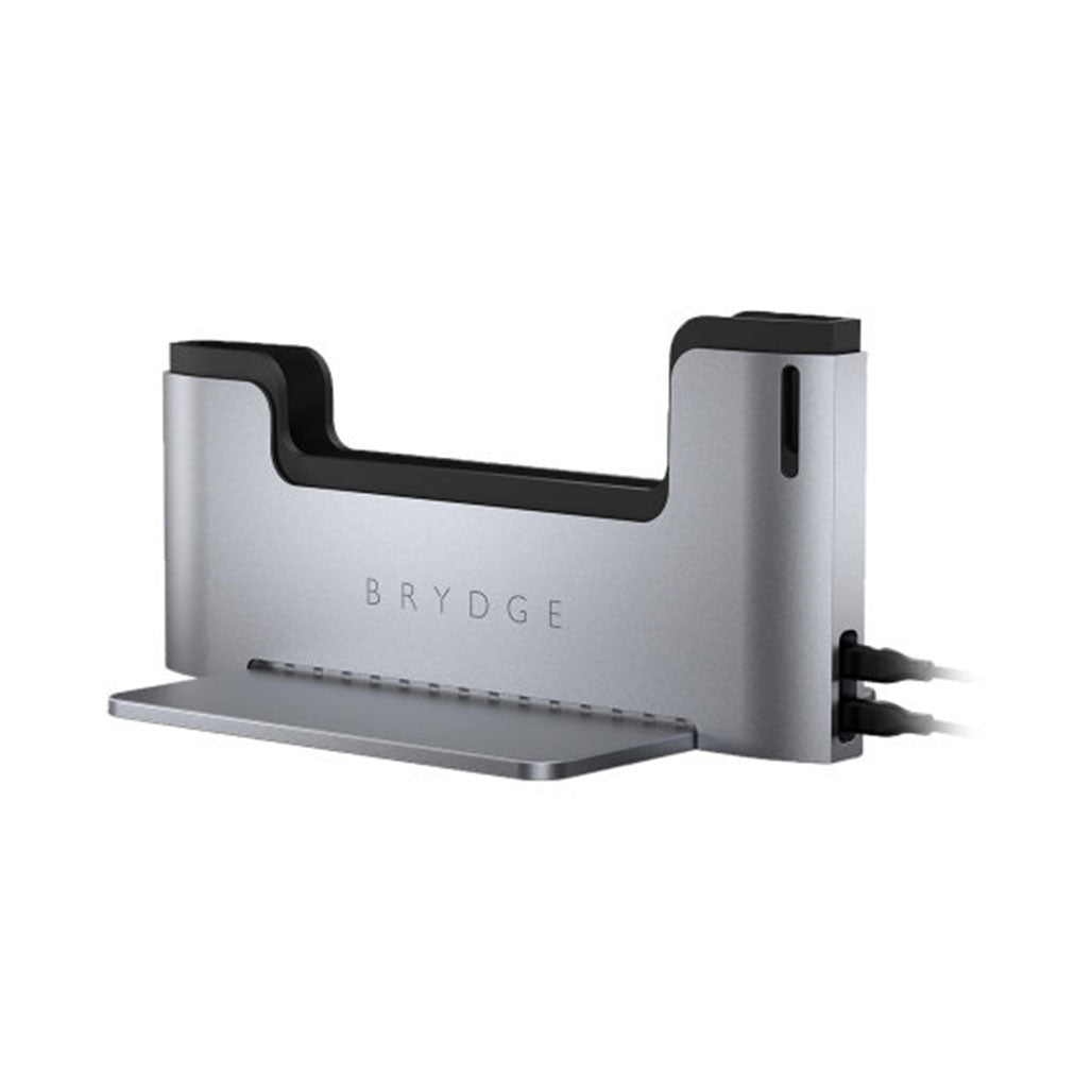 A Photo Of Brydge Space-Saving Laptop Stand - Vertical Docking Station Compatible with 15-inch MacBook Pro (2016-2019)