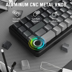 A Photo Of Attack Shark X66 Wireless Mechanical Gaming Keyboard