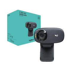 A Photo Of Logitech C310 HD WEBCAM Essential - 720p Video Calls with Auto-Light Correction and Noise-Reducing Mic
