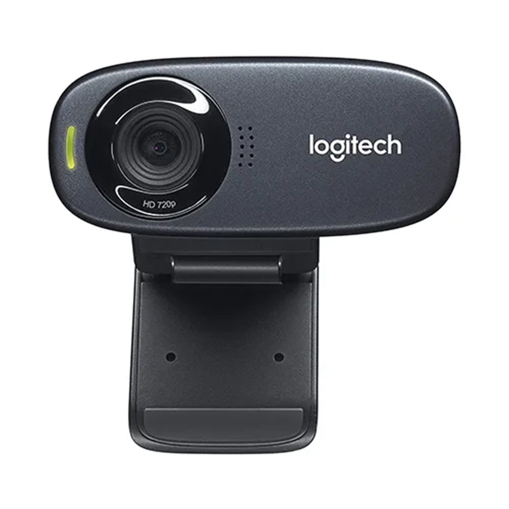 A Photo Of Logitech C310 HD WEBCAM Essential - 720p Video Calls with Auto-Light Correction and Noise-Reducing Mic